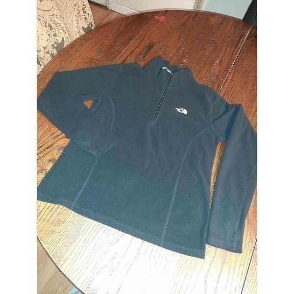 Girls XL North Face 1/4 Zip Black Pullover TKA100