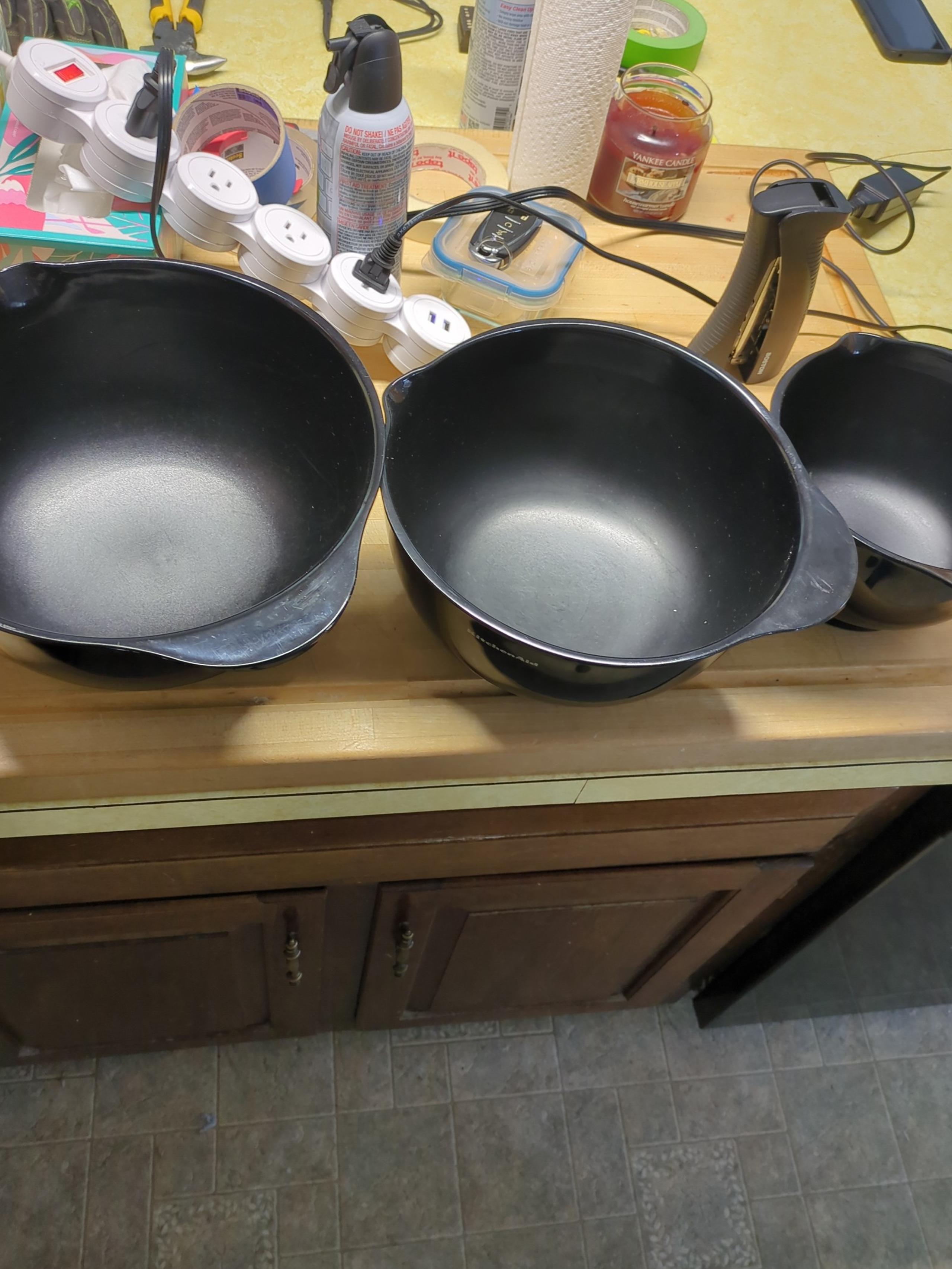 KitchenAid mixing bowls