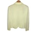 St. John Collection Women's Key Lime Yellow Knit Pearl Button Up Size 2 Blazer