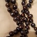 Authentic natural BLACK PEARL 42 LONG NECKLACE