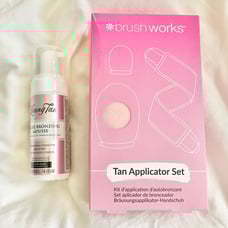 New LOVING TAN Deluxe Bronzing Mousse Ultra Dark Glove Mitt Self-Tanner Bronzer