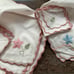 New Stunning Vintage Floral Linen Tablecloth w/Napkins and Coasters 106”L x 64”W