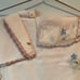 New Stunning Vintage Floral Linen Tablecloth w/Napkins and Coasters 106”L x 64”W