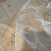New Stunning Vintage Floral Linen Tablecloth w/Napkins and Coasters 106”L x 64”W