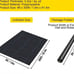 Heavy Duty Garden Barrier Geotextile Fabric for Underlayment **Brand New**