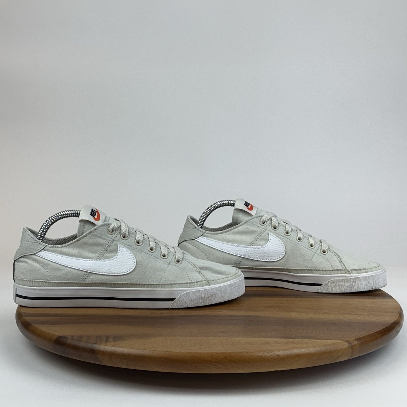Womens Nike Nike Court Legacy Light Bone Canvas Casual Sneakers Shoes Size 9 M