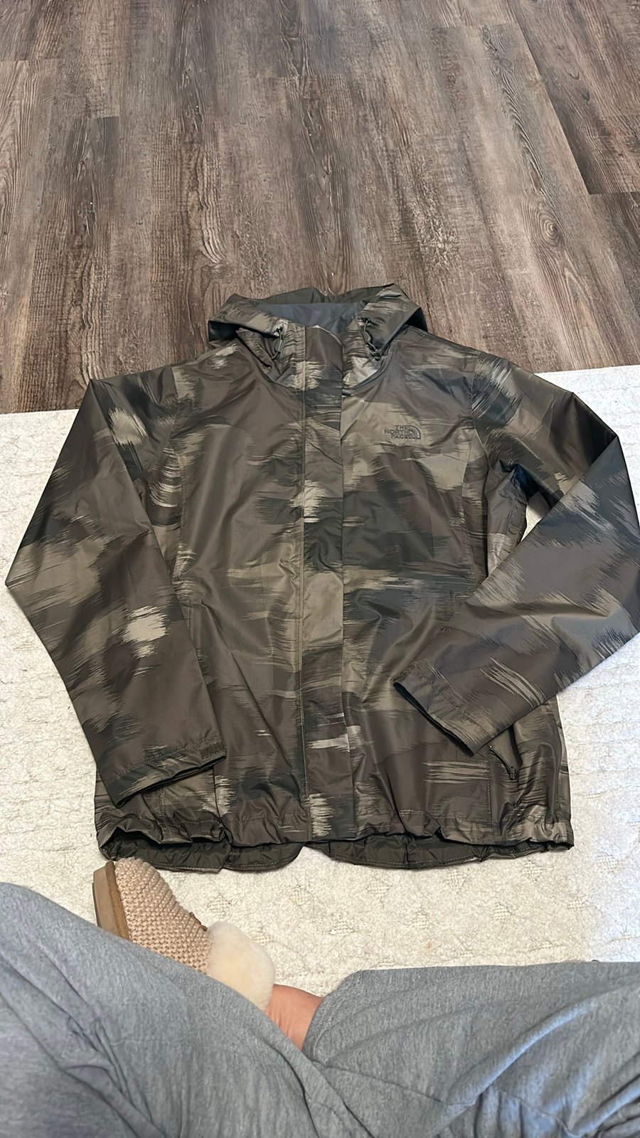 Northface Camoflauge Windbreaker