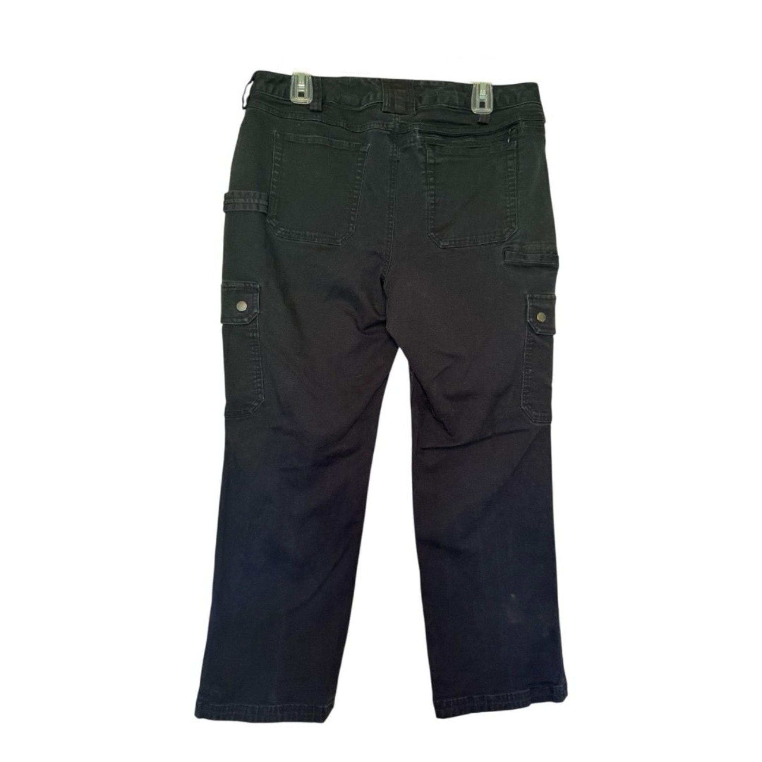 Duluth Trading Co women's size 14 DuluthFlex Fire Hose relaxed leg cargo pants