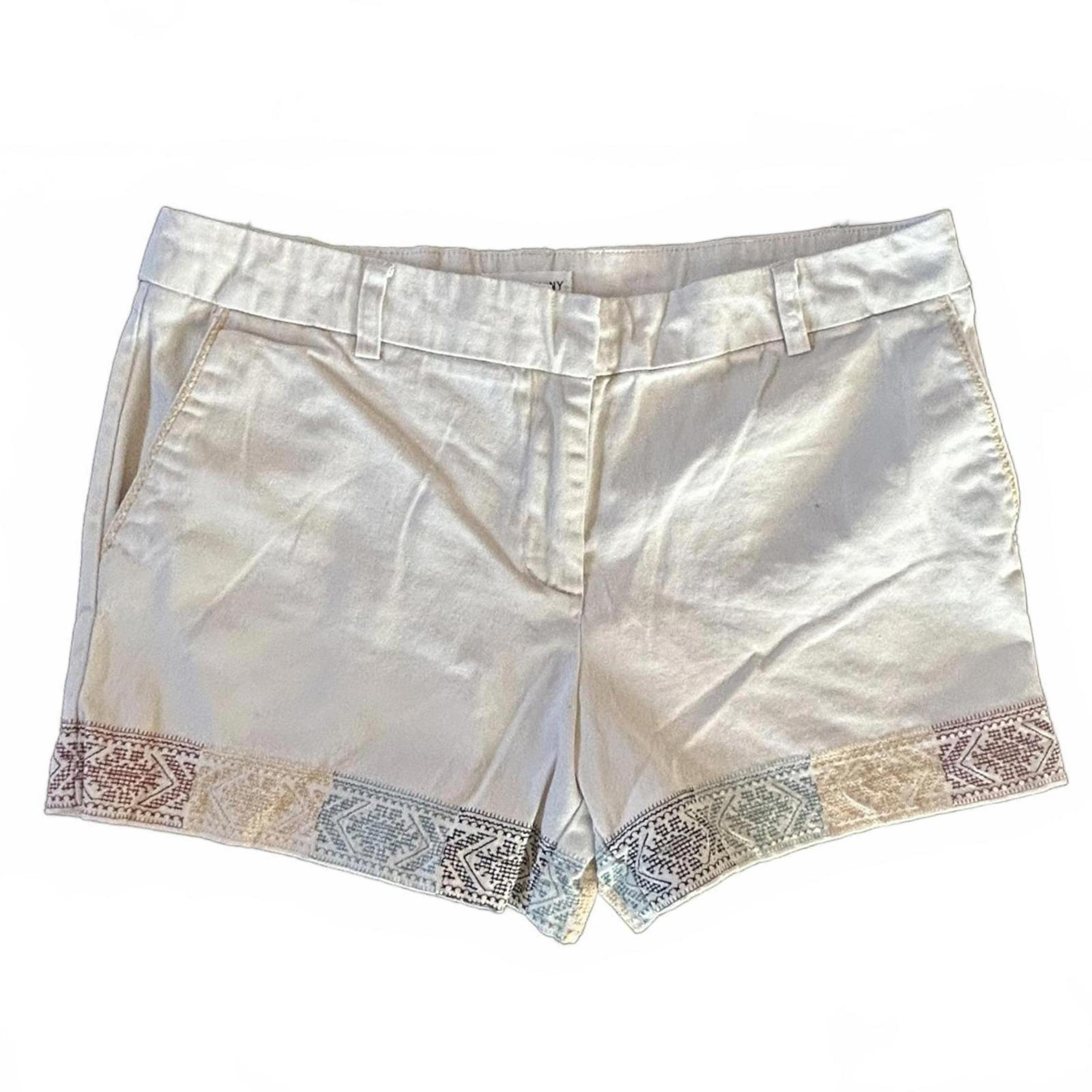 Artisan NY Womens Shorts Sz 8 Beige Stretch Beachy
