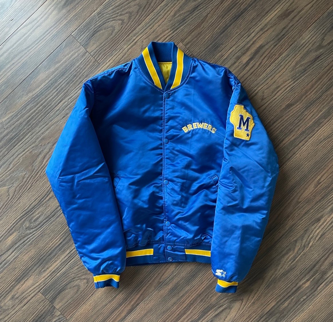 Vintage Milwaukee Brewers Starter Jacket L