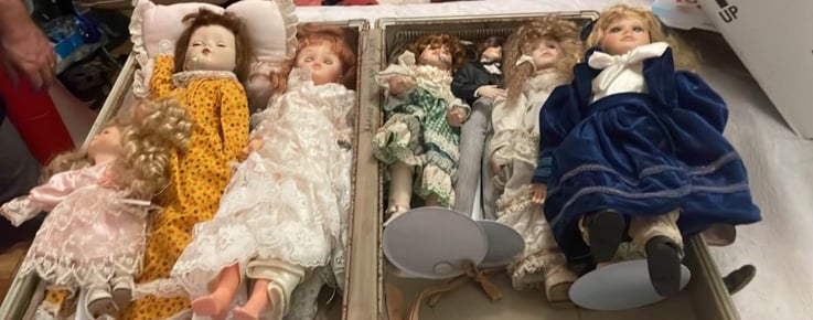 Halloween Lot #3 of 7 creepy dolls from Haunted/Paranormal Hotel