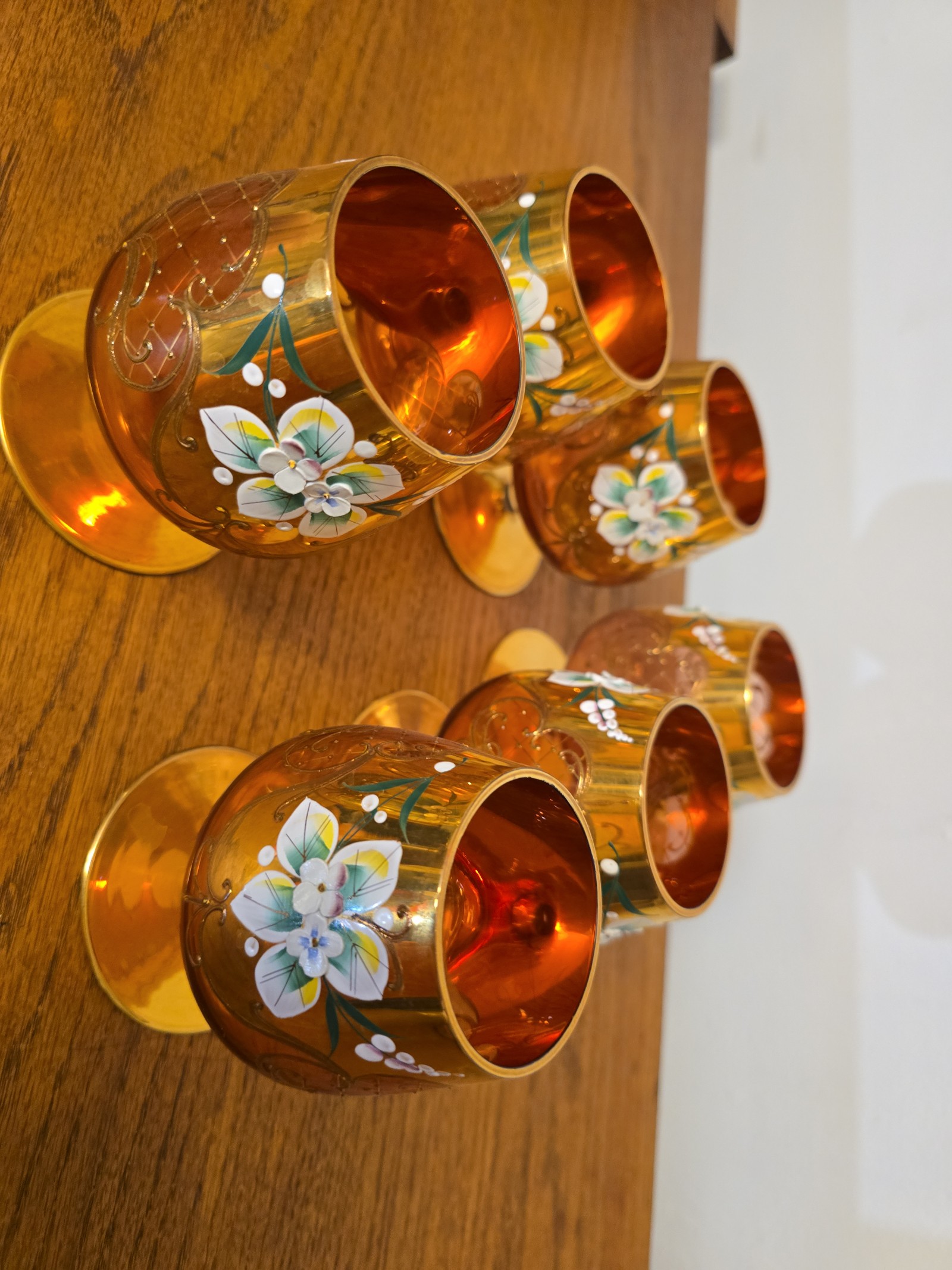 Hand painted glasses