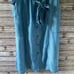 Lands' End Women's Short-Sleeved Button-Down Dress Size M Chambray Pockets NWT