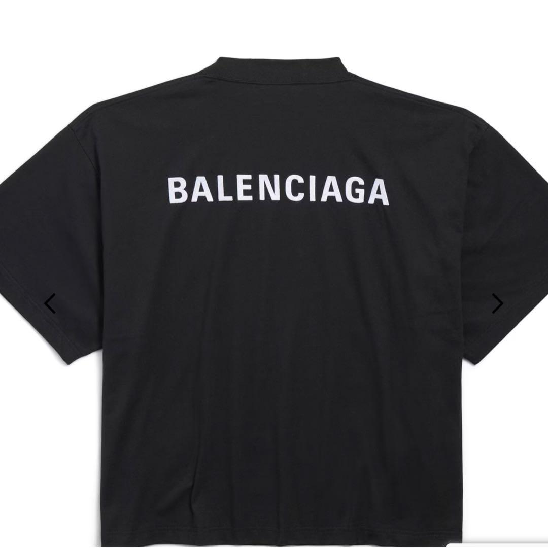 BALENCIAGA Black Oversized T-shirt