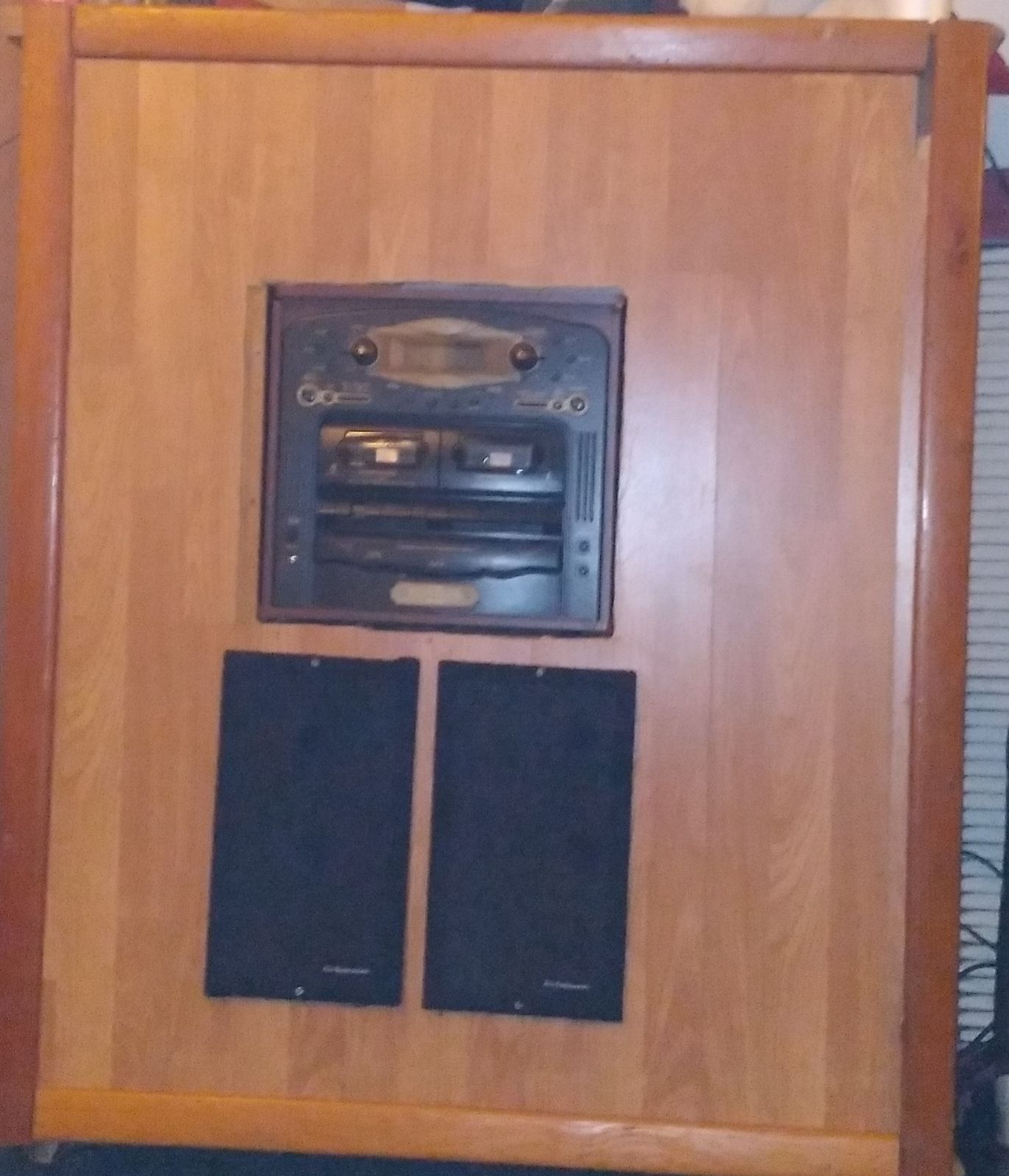 Homade entertainment center
