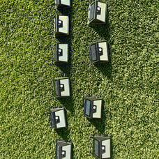 NEW 10 Pack Motion Sensor Solar Lights Outdoor Waterproof (500LM)