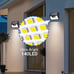 NEW 10 Pack Motion Sensor Solar Lights Outdoor Waterproof (500LM)