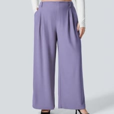 Halara Flex High Waisted Side Pocket Wide Leg Waffle Work Pants Size 3X NWT
