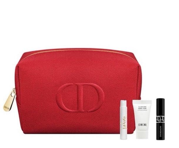 Dior  Cosmetic Makeup Pouch 4 pcs set