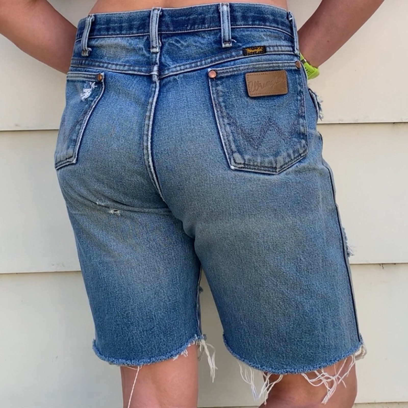 Vintage Wrangler distressed cutoff shorts