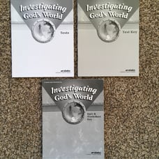 Abeka Investigating God’s World 5 - Supplemental Set EUC