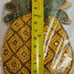 4 Pineapple Shaped Beaded Placemat Charger + Coasters Set Summer Hawaiian Luau