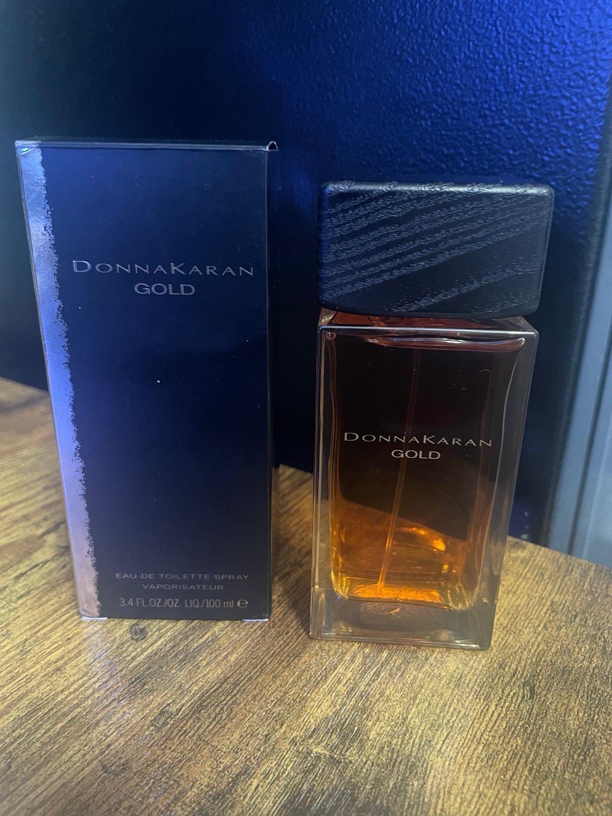 Donna Karen Gold Eau de Toilette 100ml/3.4oz New in Box for Women