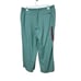 Gap Wide Leg Linen Pull On Granite Green Pants Size XL Brand New