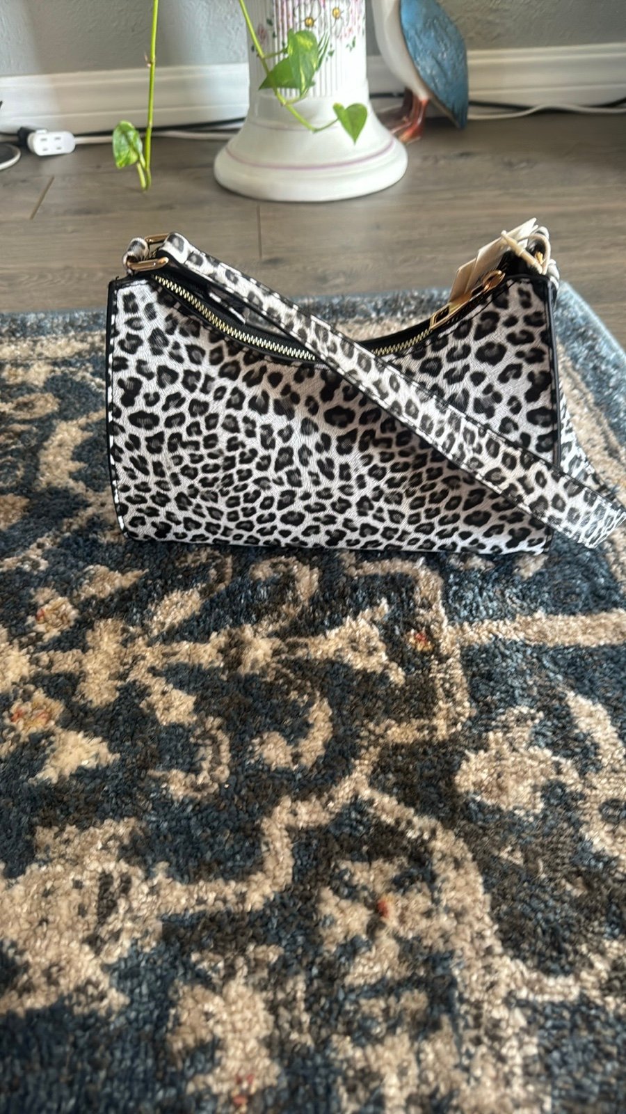 Animal print bag