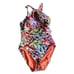 Bleu Rod Beattie Key Hole High Neck One Piece Swimsuit size 8