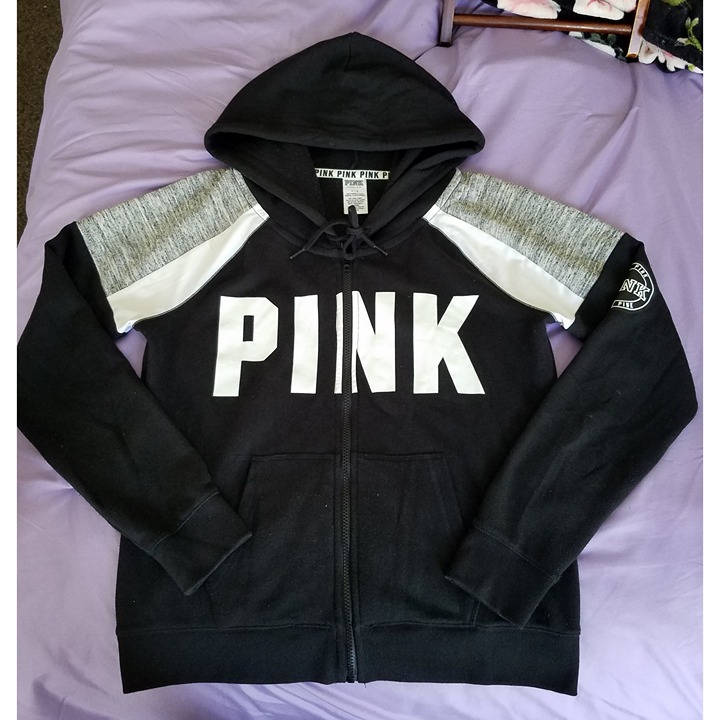 Victoria Secret Full Zip Hoodie Size Large