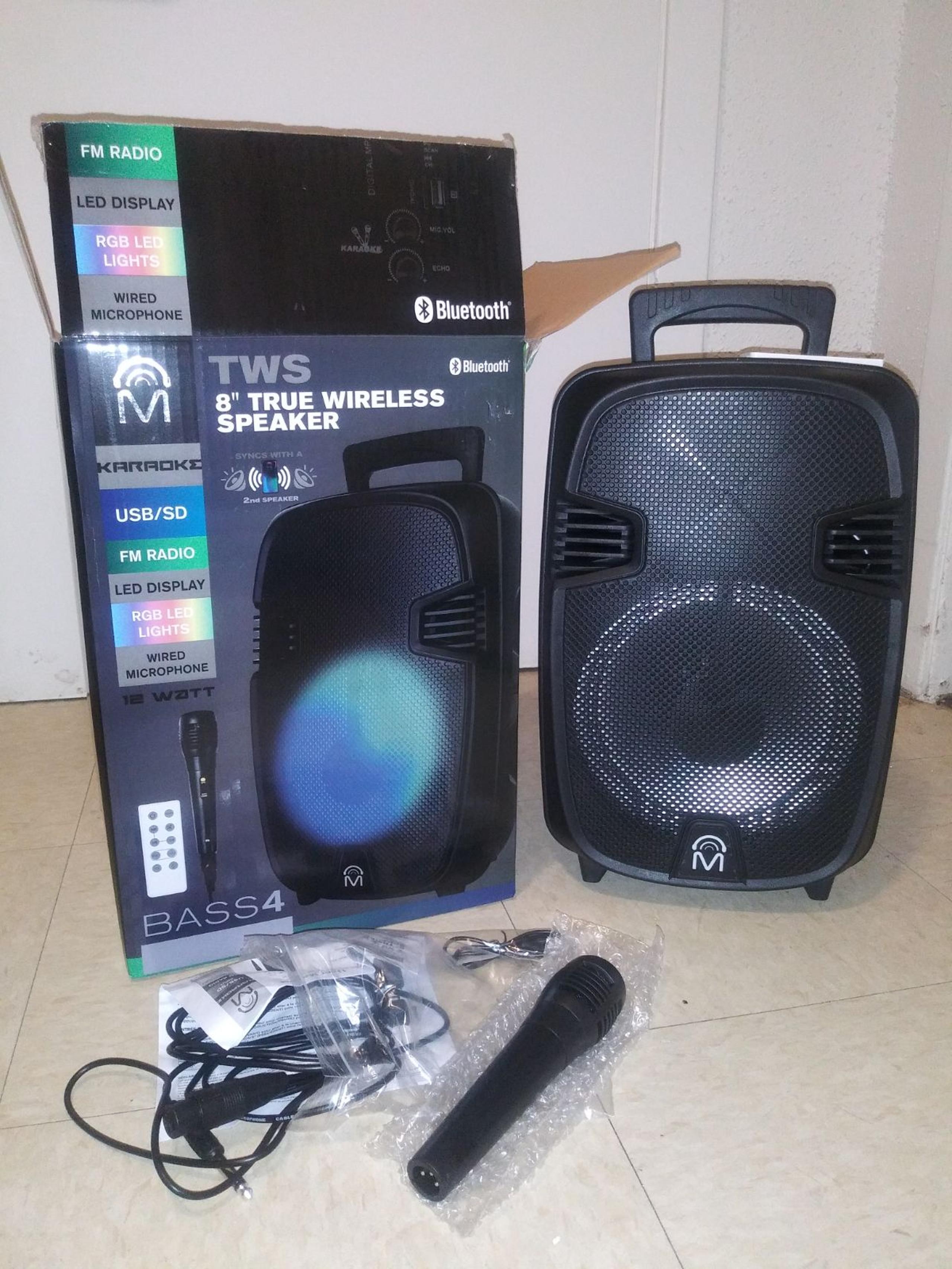 TWS 8" Wireless Bluetooth Speaker