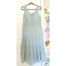 April Cornell Medium Women’s Blue Ditsy Floral Maxi Dress Pockets Rayon Boho