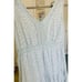 April Cornell Medium Women’s Blue Ditsy Floral Maxi Dress Pockets Rayon Boho