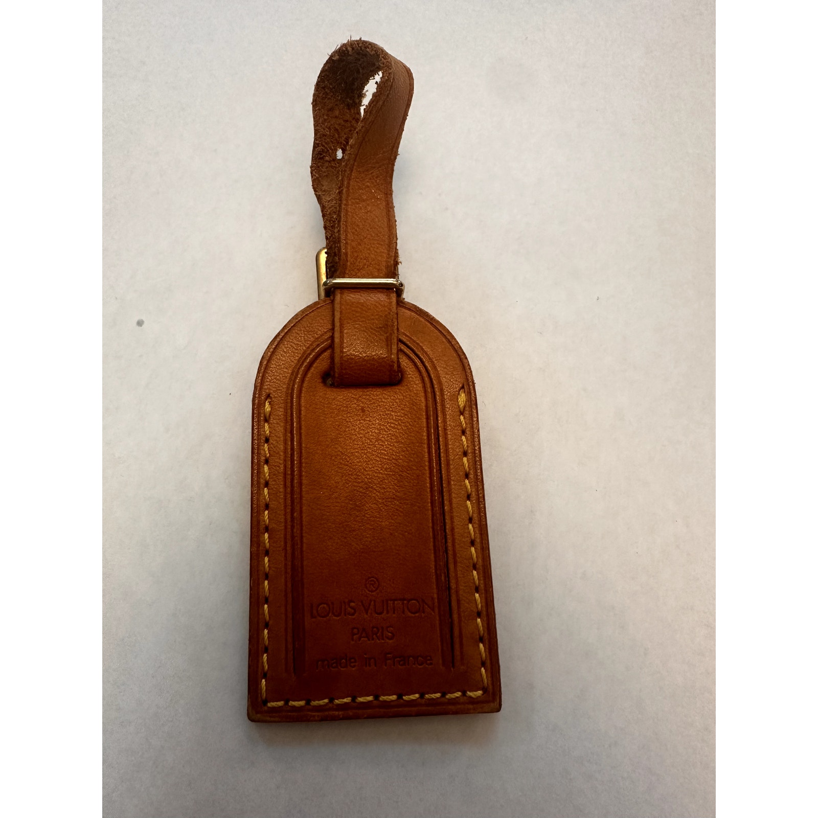 Louis Vuitton Vintage Luggage Tag Leather