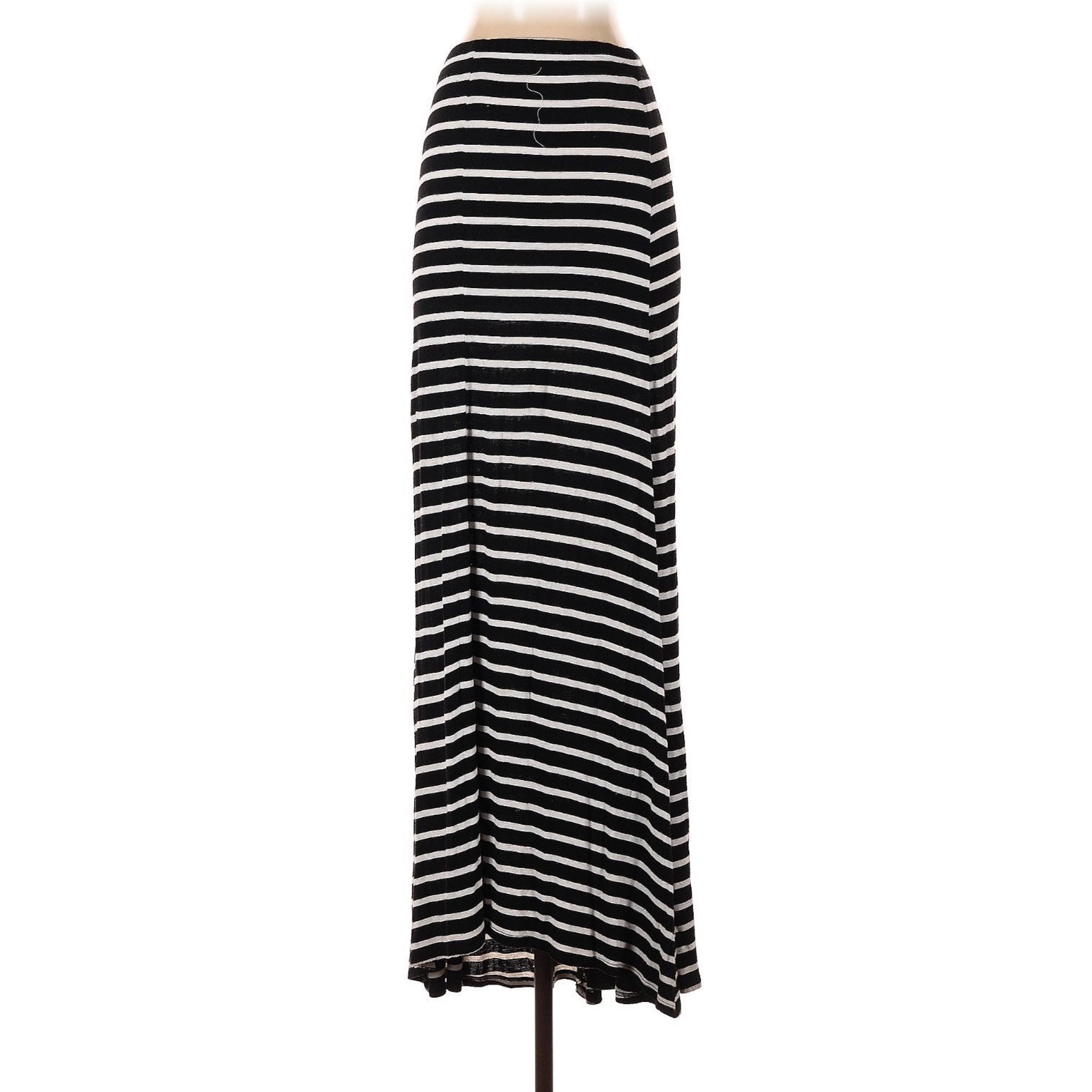 bcbgmaxazria striped maxi skirt