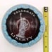 Vtg Murano Millefiori Statue Of Liberty Centennial 1986 Paperweight, Red Blue