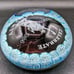 Vtg Murano Millefiori Statue Of Liberty Centennial 1986 Paperweight, Red Blue