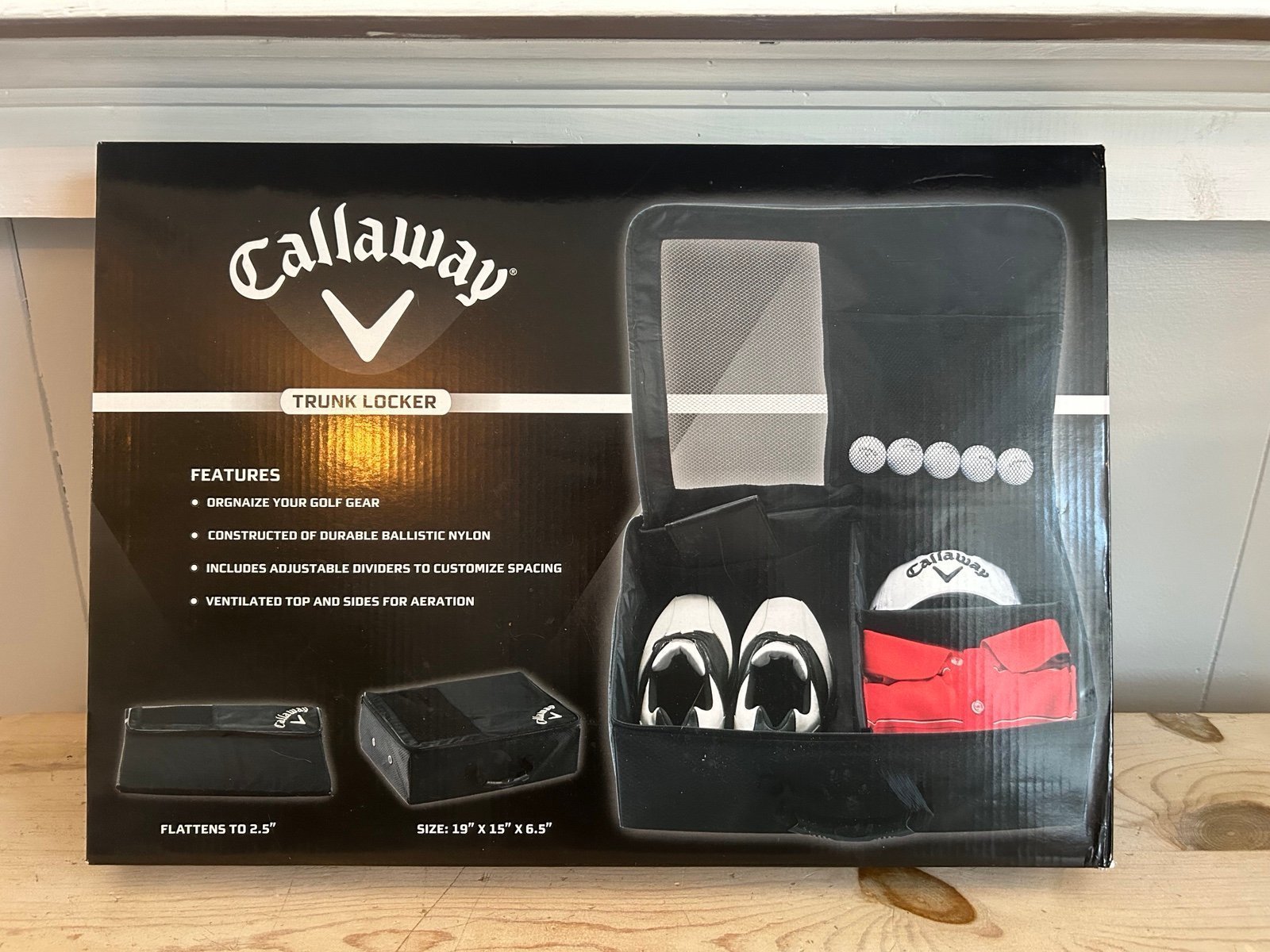 Callaway Trunk Locker Golf Pro Storage Organizer Sports New In Box