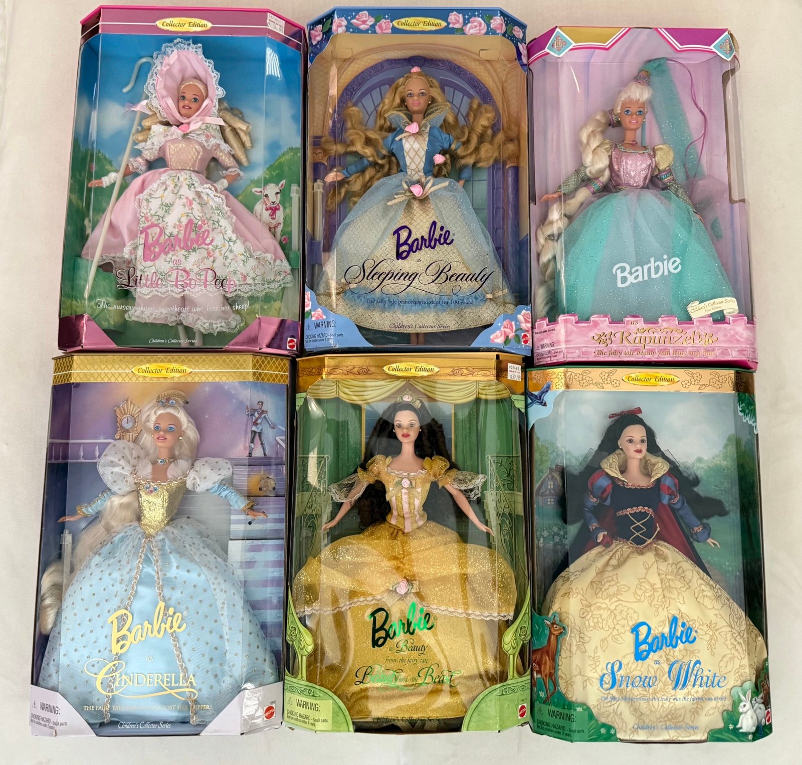 Barbie- Lot of 6 Fairy tale collection barbie’s