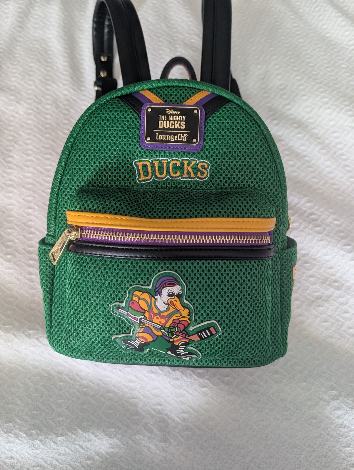 Loungefly Mighty Ducks mini backpack