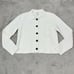 NWT J. Crew Factory 2024 Ivory Polo Cardigan Sweater Size M