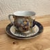 VTG Imperial Porcelain Cobalt Blue Cup Saucer Replacement