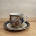 VTG Imperial Porcelain Cobalt Blue Cup Saucer Replacement