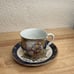 VTG Imperial Porcelain Cobalt Blue Cup Saucer Replacement