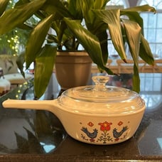Country Festival - 1 Pint Menuette Pan with Lid (Corelle) by CORNING