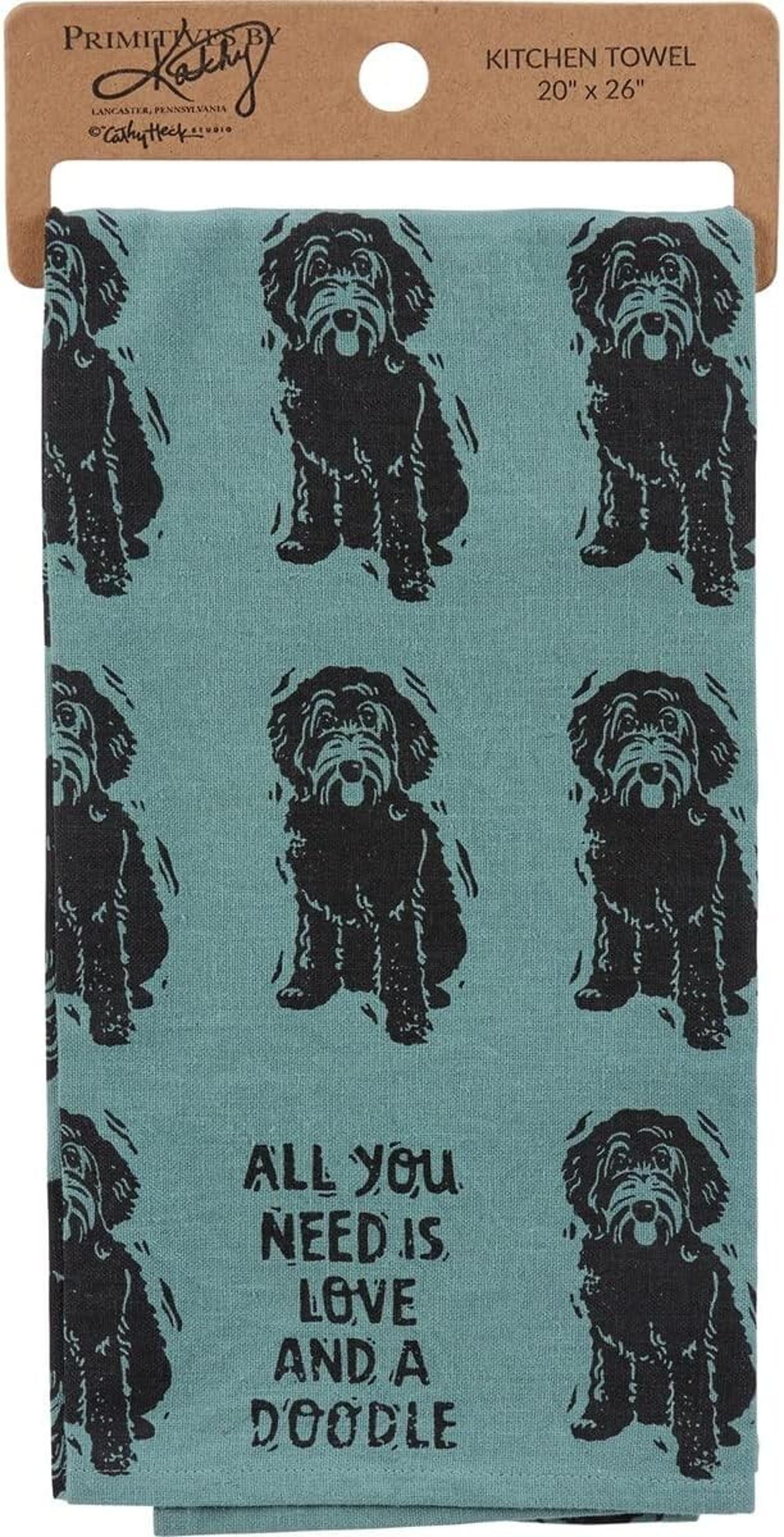 Primitives by Kathy Kitchen Towel - All you need is Love and a Doodle 452544