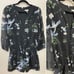 Joie Floral Print V-Neck Feminine Floral Tie Waist Silk Romper Small