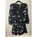 Joie Floral Print V-Neck Feminine Floral Tie Waist Silk Romper Small