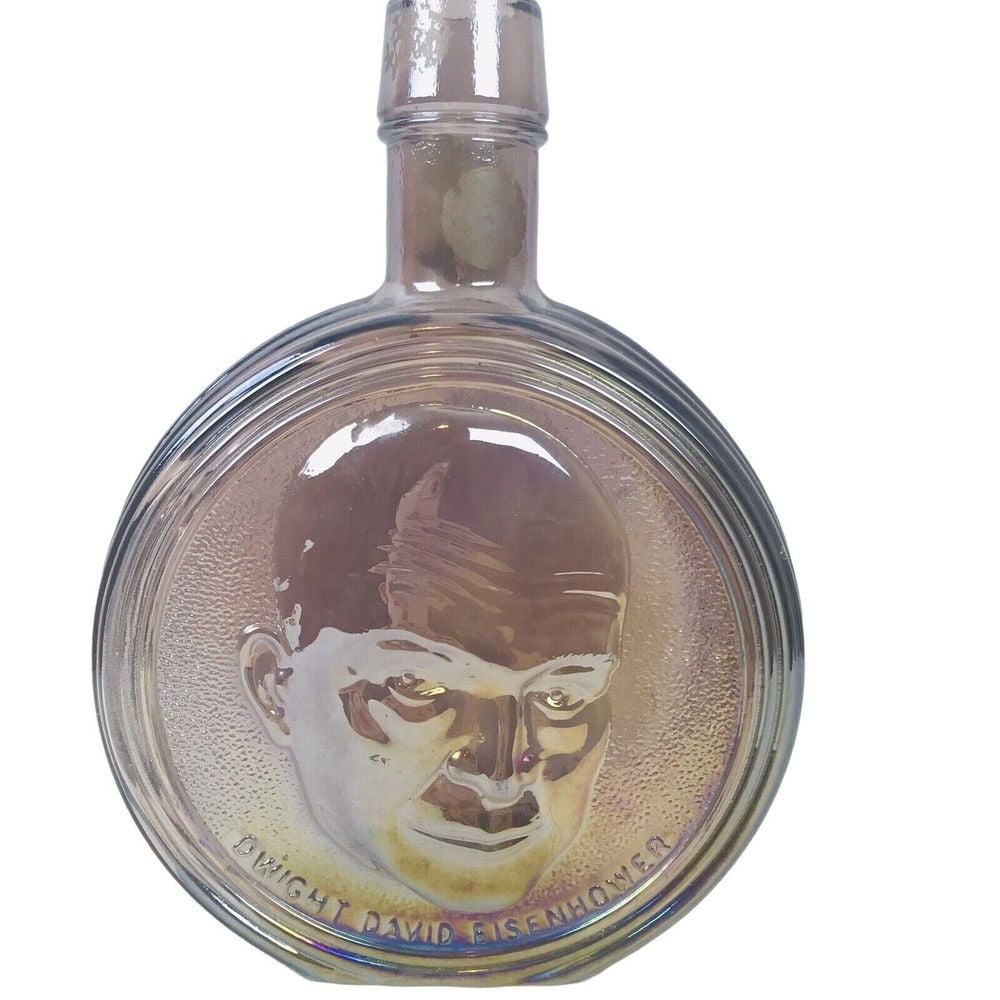 VTG Wheaton 8 Decanter President Dwight Eisenhower Collectible EUC
